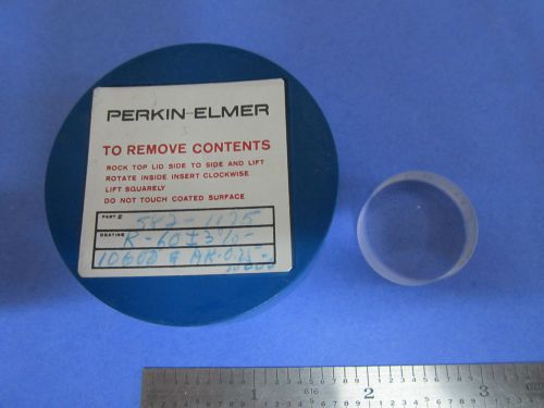 OPTICAL COATED LENS PERKIN ELMER MIL SPEC