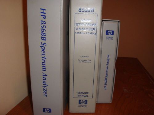 HP 8568B  Tests &amp; Adjustments Manuals