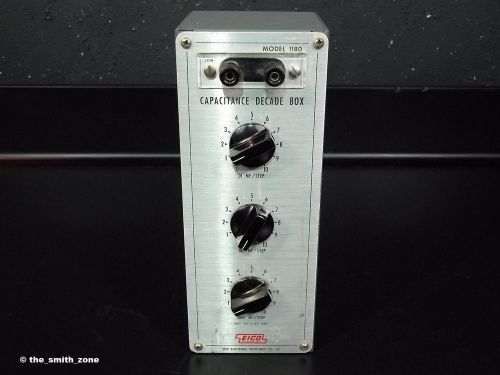 EICO CAPACITANCE DECADE BOX  MODEL 1180