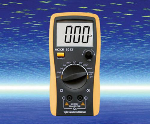 Victor 6013  3 1/2 capacitance meter tester mf uf dmm for sale