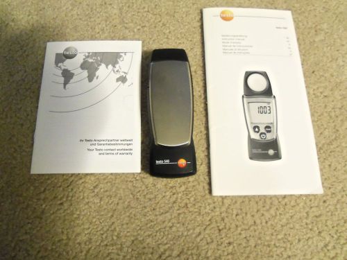 Testo 540 Lux Light Intensity Meter