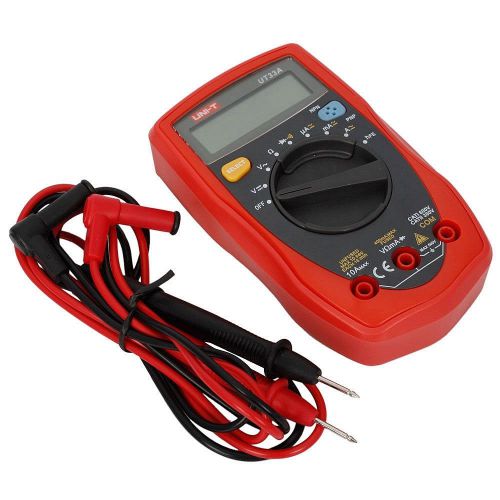 UNI-T UT33A Auto Range Digital Multimeter Handheld AC DC Volt Ohm Meter Tester