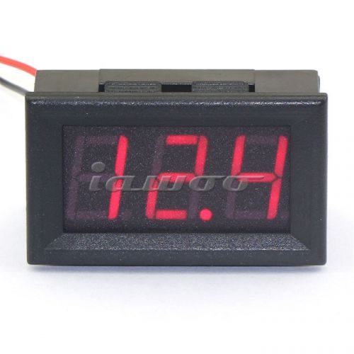 Digital 12 Volt Car Battery Automotive Meter Red LED Voltage Monitor 3.50-30.0V