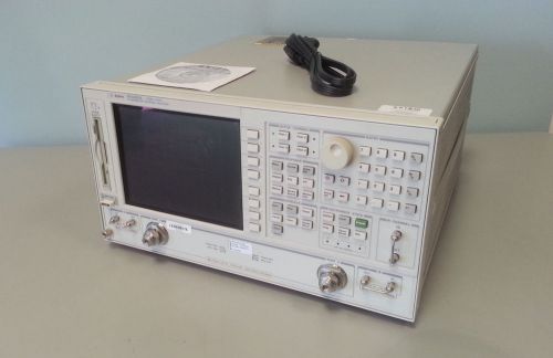 Agilent / HP 8722ES Network Analyzer, 50 MHz to 40 GHz + Option 012, 1D5, &amp; 400