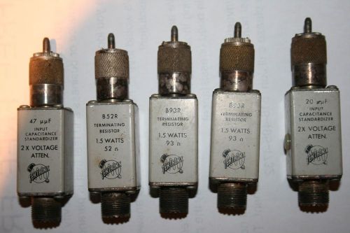 Tektronix B93R AND B52R Terminating Resistor PLUS 2X VOLTAGE ATTEN