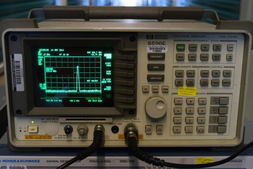 HP  8596E  Spectrum Analyzer,  9KHz-12.8 GHz,  Opt  041, 053