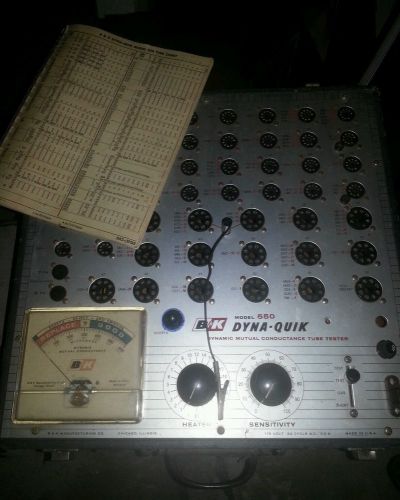 Vintage BK Tube Tester Model 550