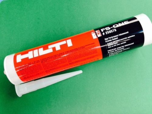 4 TUBES! Hilti FS-ONE #259579 firestop sealant