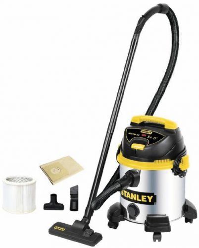 Stanley SL18017 8-Gallon 4.5 Peak Pro Stainless Steel Series Horsepower Wet/Dry