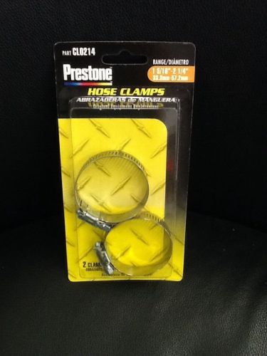 Prestone Hose Clamps 1 5/16&#034;-2 1/4&#034;