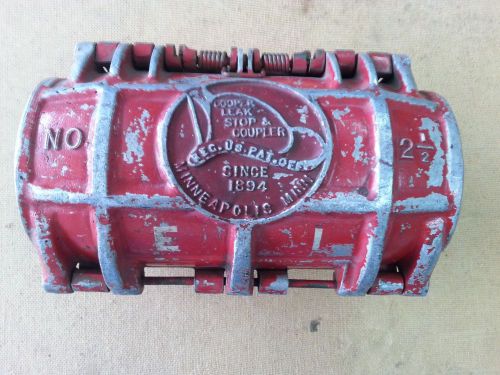 Vintage cooper fire hose clamp coupler fireman firefighter collectible steampunk for sale