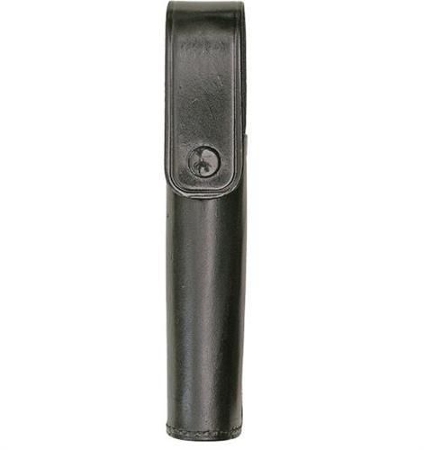 Stallion FPSH-1 Black Plain Leather Streamlight Flashlight Holder w/ Nickel Hdwr