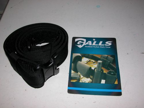 GALLS MOLDED NYLON SAM BROWNE DUTY BELT Size 40-44&#034;  NP238 BLK LG