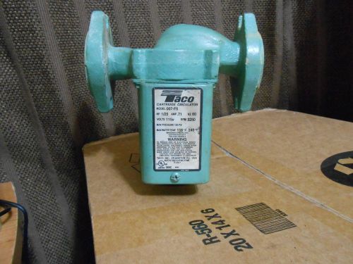 Taco 007-F5 Cast Iron Circulator Pump, 1/25 HP 007