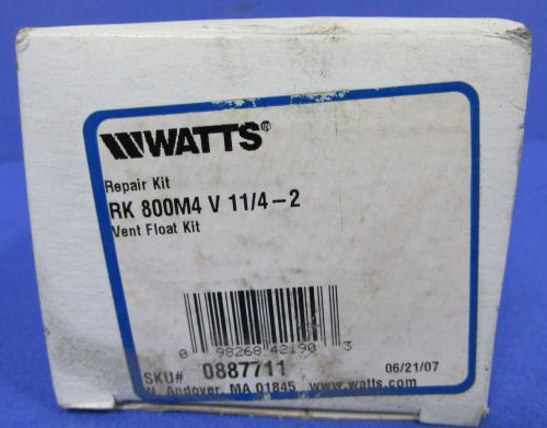 WATTS REGULATOR REPAIR KIT RK 800M4 V 11/4-2 NIB