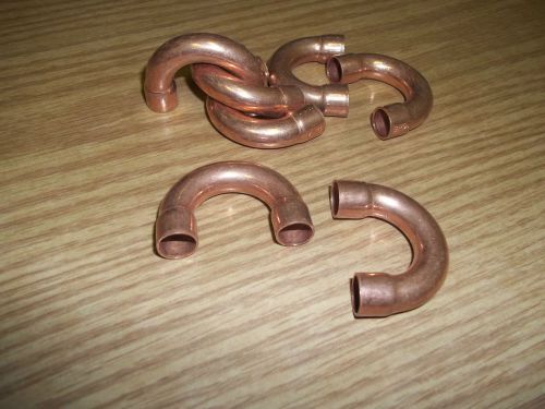 Lot 10x Copper Fitting Return U Bend CXC 3/8&#034; Inside Diameter