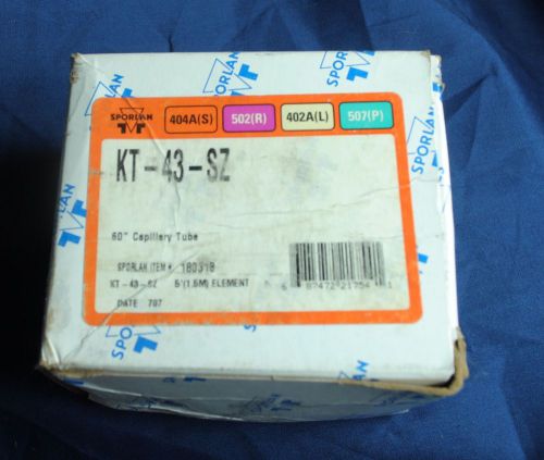 Capilllary Tube KT-43-SZ Sporlan