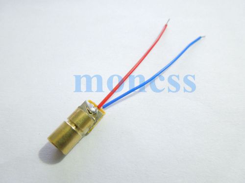 10pcs mini 650nm 6mm 3V 5mW Laser Dot Diode Module Head WL Red