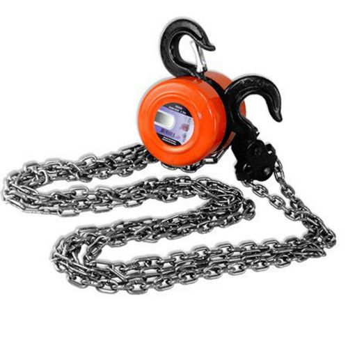 1Ton Heavy Duty Chain Hoist 2000LBS Lift Hoist Puller Block Hand Tool Winch