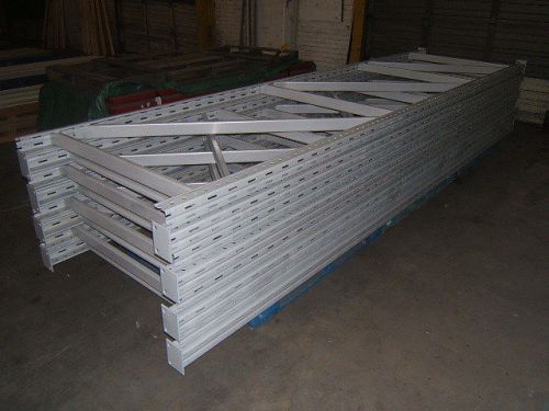 7 sections 14&#039;h x 44&#034;d Ridg-u-Rak Pallet Racks Racking Heavy Duty Slotted