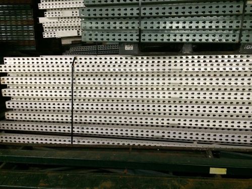 10 SECTIONS TEARDROP PALLET RACK APPROX 80&#039; L X 10&#039; HD , 30&#034; DEEP X 10&#039; TALL