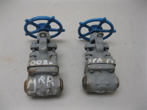 Lot (2) 3/4&#034; 800# Velan STL B04-2074B-02MS Butt Weld Globe Valve NEW L8 (1692)