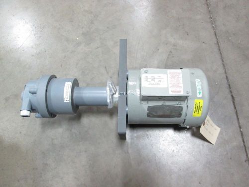 New Serfilco C6T34FC23H Severe Chemical Duty Pump 3&#034; Impeller 3/4HP Motor 3PH