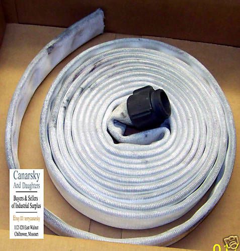 1 NEW 50&#039; LENGTH 1 1/2&#034; NH THREADED FIRE HOSE NNB