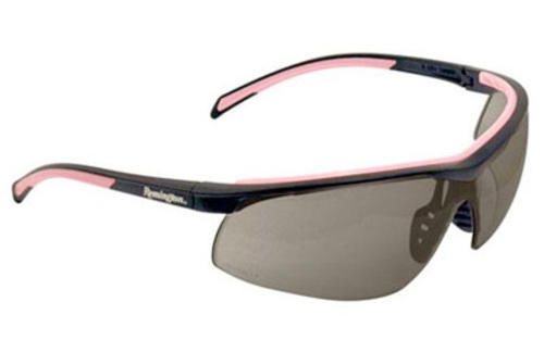 Radians t71p-20c remington shooting range glasses pink/black frame smoke lens for sale