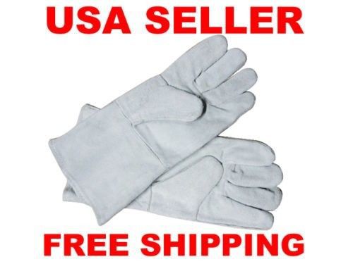 PROFESSIONAL HEAT RESISTANCE FURNACE MELTING GLOVES 13&#034; Hi-Temp SHIPS SAME DAY