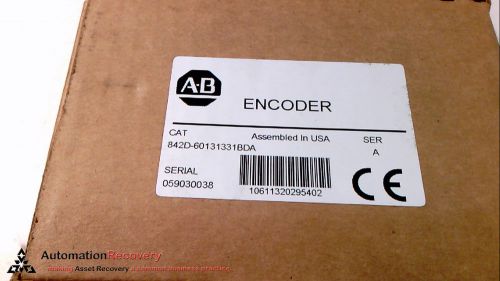 ALLEN BRADLEY 842D-60131331BDA SERIES A ENCODER ABSOLUTE 11-25VDC, NEW