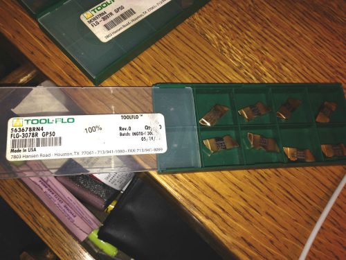 8 TOOL FLO GP50 FLG-3078R GROOVING INSERTS 563678RN4