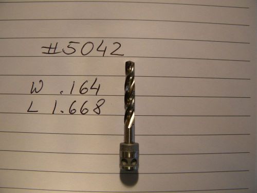 2 NEW Drill Bits #5042 .164 HSCO HSS Cobalt Aircraft Tools Guhring Made in USA