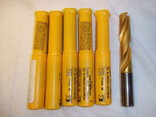 263) NEW KENNAMETAL SINGLE END DRILL KEMB245A19330 19.33 KC7045 1016916R00