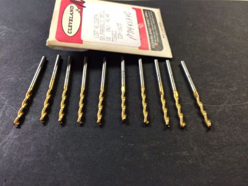 Cleveland 16155  2165TN  No.40 (.0980) Screw Machine, Parabolic Drills Lot of 10