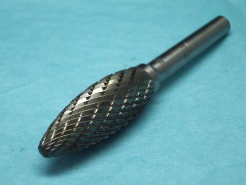 2 PCS 12MM (1/2&#034;) TORCH THK Tungsten Carbide Rotary Drill Burr 6.3mm Shank (H12)