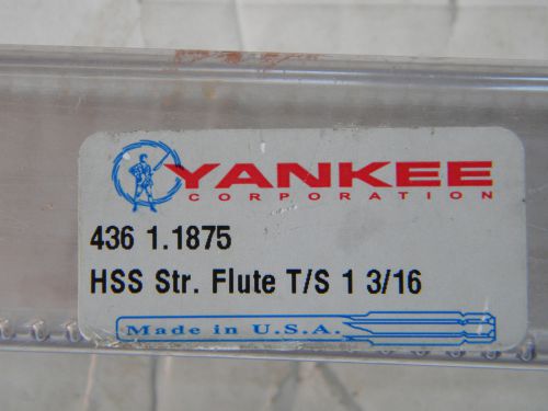 NEW   YANKEE TAPER SHANK CHUCKING REAMER - 436 -  1.1875 - 1-3/16&#034;