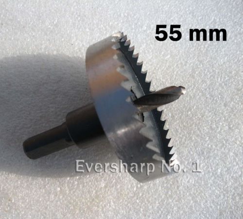 Lot 1pcs HSS Hole Saw Dia 55mm High Speed Steel Hole Tool