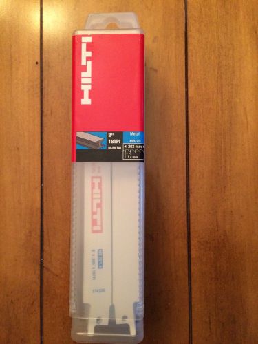 Sawzall Blades Hilti 8&#034; 18 Tpi. 50 Pcs