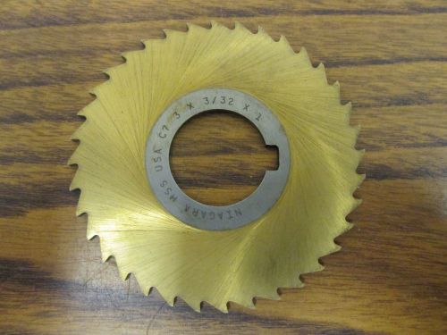 Niagara 3&#034; x 3/32&#034; x 1&#034; hss milling cutter for sale