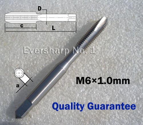 1pcs hss strengthing shank spiral point right hand machine tap m6 pitch 1.0mm for sale