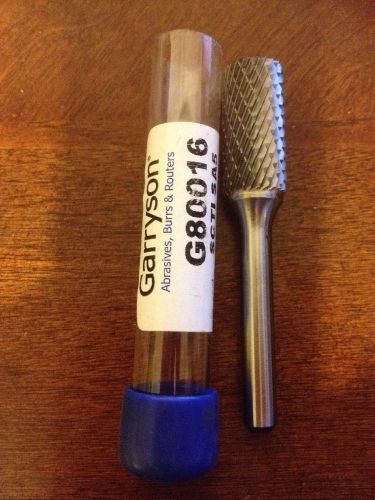 Garryson G80016 Flat Tip Barrel Burr Bit SCTI SA5 Brand New!