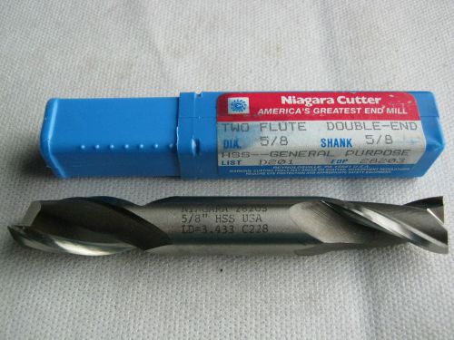 DBL End mill 5/8&#034; HSS