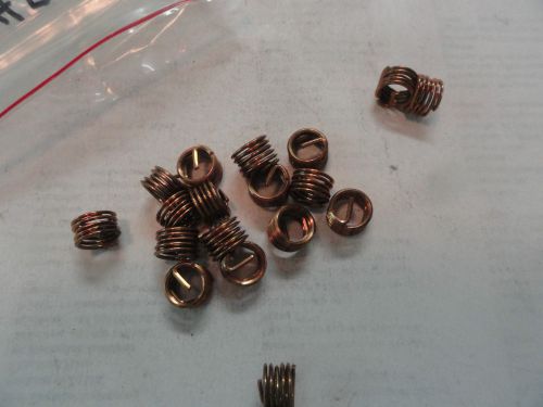 1/4-28 X 1D (.250&#034;) Phosphorous Bronze Screw Lock Inserts, 3591-4BN-0250