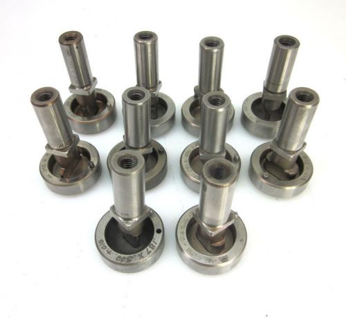 10 Oval Punch &amp; Die Set Mate Shaft:.625&#034; Die:1.562&#034; .438&#034; x .875&#034; Punch Press