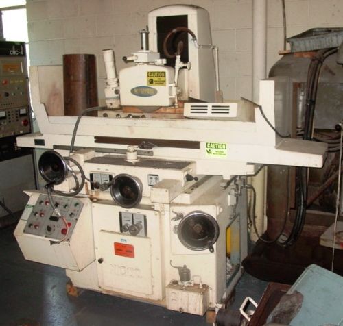 12&#034; w 24&#034; l nicco nsg-6h surface grinder, auto idf, 3x auto feeds, chk for sale