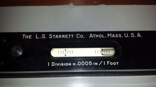 STARRETT NO. 199 MASTER PRECISION LEVEL