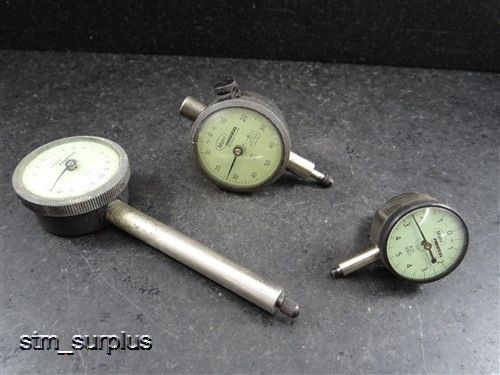 LOT OF 3 MAHR FEDERAL PRECISION DIAL INDICATORS .001&#034; .0001&#034; .0005&#034;