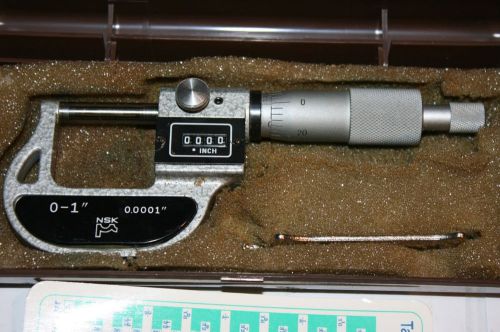 NSK 550-601 Digital Micrometer JAPAN 0-1&#034; 0.0001&#034;