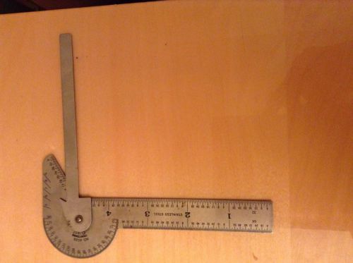 Vintage Craftsman 9-4026 Protractor/Square/Center Finder /Drill Point Gauge 1937